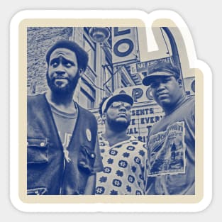 De La Soul Blue Vintage Sticker